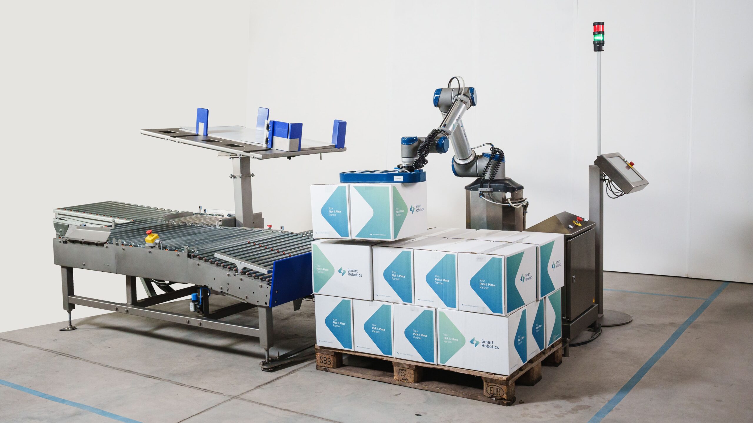 automated box palletizing